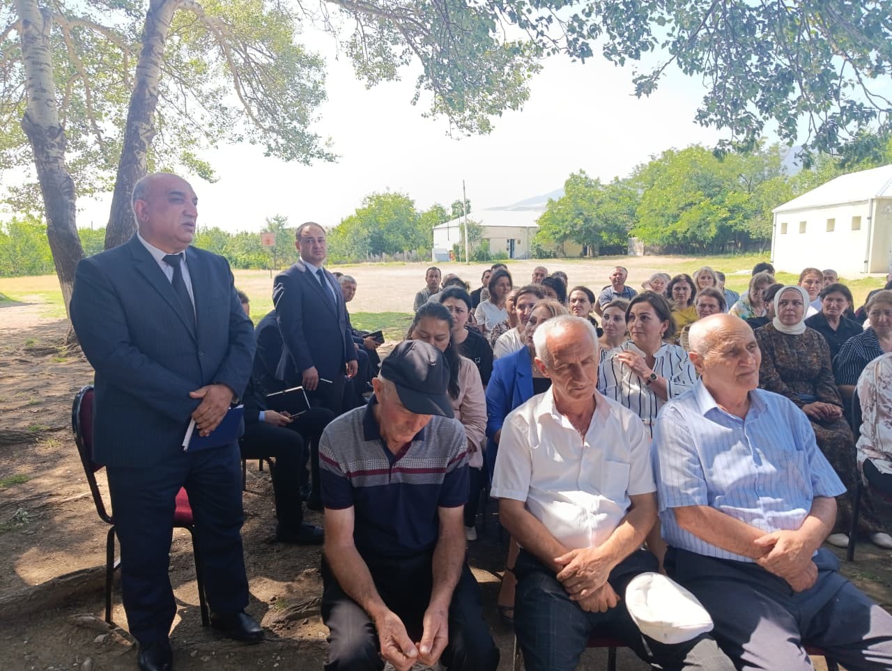 Goranboyda növbəti səyyar qəbul Şəfəq kəndində keçirildi - FOTOLAR